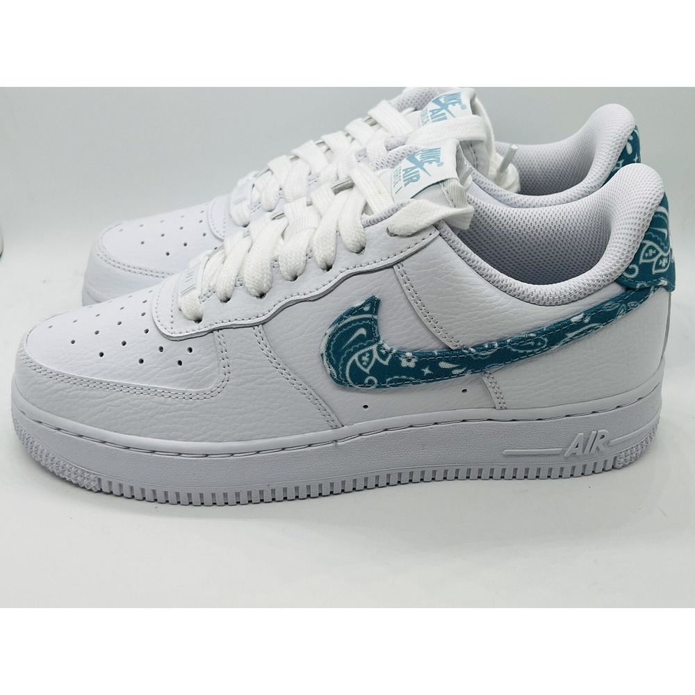 Women's Nike Air Force 1 '07 Essentials Blue Paisley  DH4406-100 Sz 7.5W / 6M